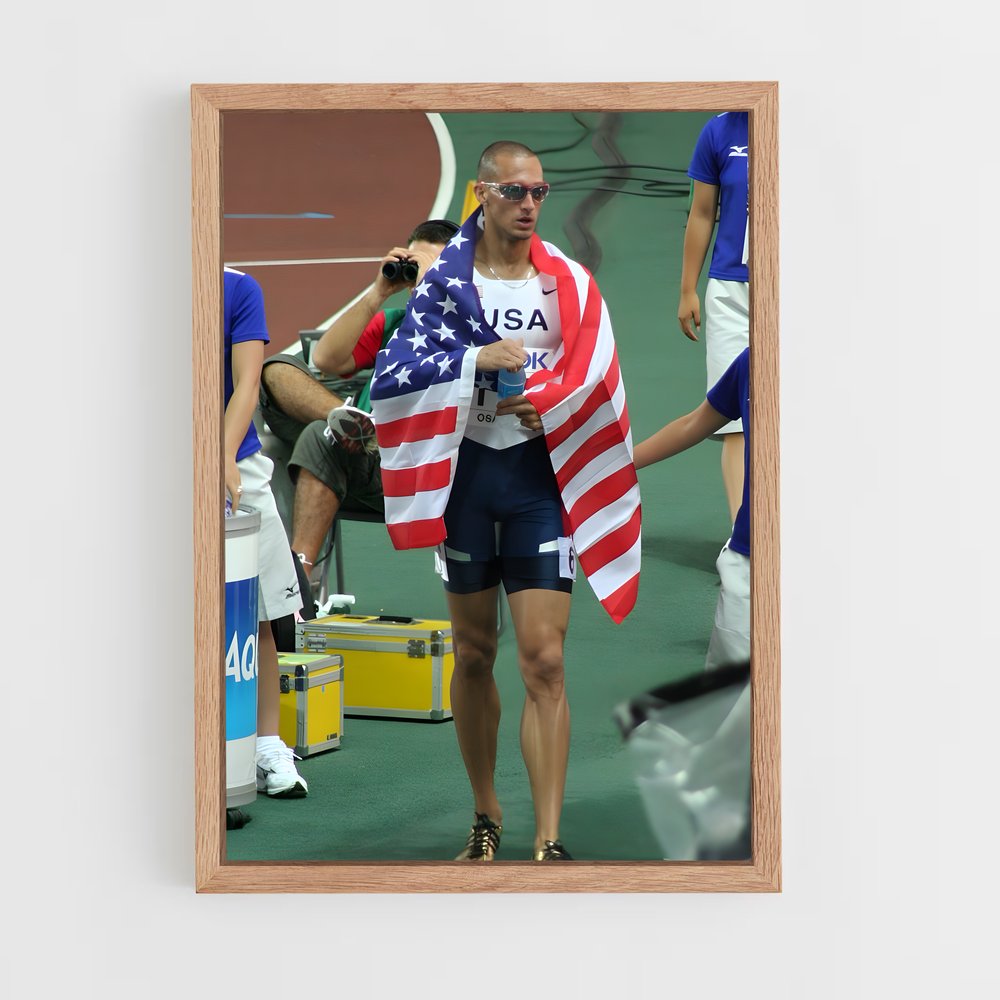 Poster L'Esprit Patriotique – affiche Athlétisme (vue 4)